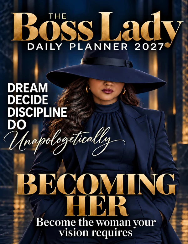 Bosslady Daily Planner 2027 – Becoming Her cover